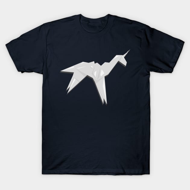 Blade Runner Origami Unicorn T-Shirt by Art-O-Rama